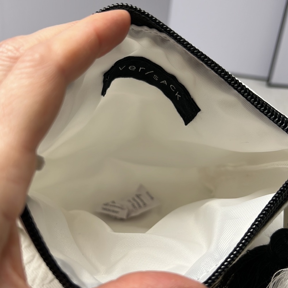 ⭐️🌸Ver/Sak NWT lashes longer than my patience makeup toiletries beach bag lined - Picture 6 of 9